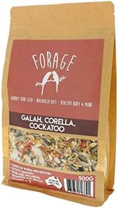 Forage Cockatoo, Galah & Corella 500g Bird Food Mix Millet Seed Australian Made