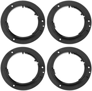 EMSea 4Pcs Replacement Bayonet Mount Compatible with Nikon 18-55 18-105 18-135 Outer Diameter 58.5mm Lens Bayonet Mount Ring Black