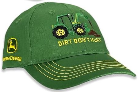 John Deere Dirt Don't Hurt Tractor Toddler Twill Hat, Jd Green