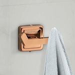 Plantex 304 Grade Stainless Steel Robe Hook/Hanger/Hook for Hanging Towel in Bathroom/Living Room - Decan (Rose Gold)