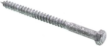 Prime-Line 9056503 Hex Lag Screws, 3/8 in. X 5 in, A307 Grade A Hot Dip Galvanized Steel, 25-Pack