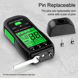 RDINSCOS Wood Moisture Meter – Digital Handheld Humidity Tester
