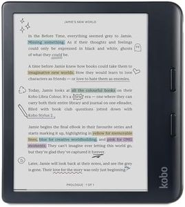 Kobo Libra Colour | eReader | 7” Glare-Free Colour E Ink Kaleido™ 3 Display | Dark Mode Option | Audiobooks | Waterproof | Black