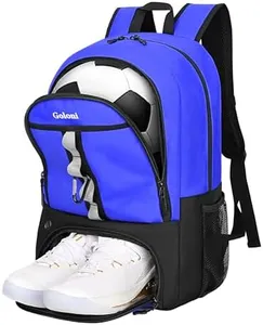 Goloni Youth Soccer Bag,Basketball Bag with Ball Compartment & Shoe Compartment,Backpack for Football Volleyball Basketball