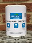 Clear Satin Lacquer, UV Durable and Multi-Surface Paint, Interior & Exterior Protection, Low Odour, Low Toxicity, Clear Top Coat, Water-Based, Fast Drying, Wood, Metal, Plastic,