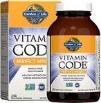 Garden of Life Multivitamin Code Perfect Weight Loss for Women and Men, Healthy Active Metabolism, Stress Management, Ashwagandha, Green Tea and Enzymes, 240 Count