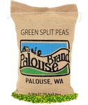 Green Split Peas • 100% Desiccant Free • 5 lbs • Non-GMO Project Verified • Good Source of Protein • 100% Non-Irradiated • Certified Kosher Parve • USA Grown • Field Traced • Burlap Bag