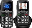 artfone C1+4G Black - Large Buttons Cell Phone for Seniors丨Dumb Phone with SOS Button丨Charging Station丨1800mAh丨Talking Clock丨Speed Dial丨Hands-free丨Large Font丨Unlocked Phone丨Keypad Mobile丨Loud Speaker