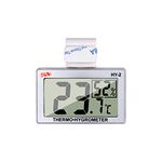 Gellvann Reptile Thermometer Humidity and Temperature Sensor Gauges Reptile Digital Thermometer Digital Reptile Tank Thermometer Hygrometer With Hook (Silver)