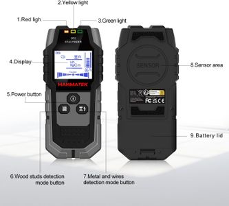 HANMATEK Stud Finder SF2 – Wall Scanner with LCD Display
