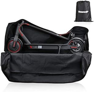 Rhinowalk Foldable E-Scooter Carrying Bag Portable Electric Scooter Storage Bag Transport Case for Outdoor Travel Riding Commuting (Black - 48.8" x 8.7" x 18.1")