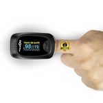 BPL Medical Technologies Smart Oxy Finger Tip Pulse Oximeter (Black)|High Accuracy|SPO2|Perfusion Index| OLED Display| CE Certified| Heart Rate - Black