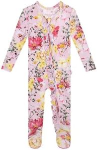 Posh Peanut Gaia - Footie Ruffled Zippered One Piece - Newborn