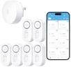 GoveeLife Upgraded Smart Water Leak Detector 1s with 1804 ft Ultra-Long Range, WiFi Water Sensor with SMS/Email/APP Push and Sound Alarm, 5-Year Battery Life, Suit for Home, Basement, Kitchen, 6 Pack