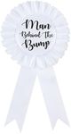 "Man Behind The Bump" Funny Baby Shower Button for Daddy to Be | Baby Shower Party Decorations Gifts Supplies Fun Dad to Be Badge Baby Gender Reveal Ideas New Father Favors Pin Boy Girl Pins Gift, Tin, tin