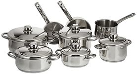 Fagor Bateria Silver Stainless Steel Saucepan Set, 24 cm, 8 Units