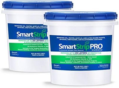 Smart Strip PRO Paint Remover, Professional Strength Formula, Strips Up to 20 Layers of Oil, Latex, Acrylic & Water-Based Paints, Varnishes & Stains Usually in One Application, 2 Quarts