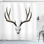 Ambesonne Antlers Shower Curtain, D