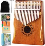 Kalimba Thumb Piano 17 Keys Portable Finger Piano Marimba Music Gifts for Adults Kids
