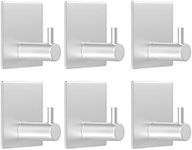 PMMASTO 6 Pack Self Adhesive Hooks,