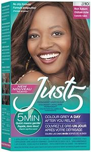 Just 5 Women's 5 Minute Permanent Hair Color, Rich Auborn