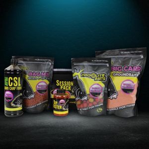 Pro Elite Baits Session Pack Classic | Carp Food | Pack Cebo para Pesca de Peces Grandes | (Banana&Strawberry)