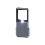 Carson® 5X MiniBrite LED Lighted Slide-Out Aspheric Magnifier with Protective Sleeve (PO-55)