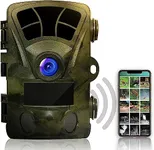 RexingUSA Woodlens H2-4K Wi-Fi Trail Camera, 20MP CMOS Motion Sensor, Ultra Night Vision, 512GB, AV Output, 12-Month Standby, for Hunting and Wildlife Monitoring