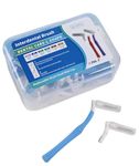 25 Pcs dental floss, Interdental Brush Ultra Tight Bristles Tooth Flossing Head Oral Dental Hygiene Brush Tooth Pick Flosser Toothpick Sticks For Teeth Oral Dental Care Brush Cleaning Tool