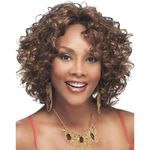 Vivica A. Fox CHILLI-V New Futura Fiber, Deep Lace Front Wig in Color 1B