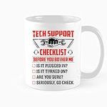 TAMDG GIFET Funny Tech Support Chec