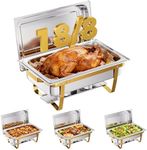 CAMMOO Gold 4 Pack Chafing Dishes f