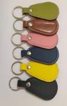 MS LEATHER Pu Leather Keychain | Universal Fob |Key Chain For Home, Office, Car & Bike |Heavy Duty Men And Women (Set Of 6Multicolor)