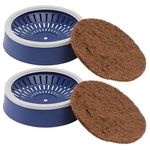 DOITOOL 2 Set Bird Breeding Nest Pigeon Hatching Box Hand Woven Pet Bird Breeding Nest Cage for Pigeon Parrot Cockatiel Parakeet Hummingbird