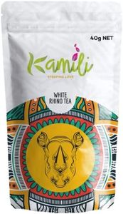 Kamili White Rhino Tea 40g - Loose leaf tea, 100% Kenyan Grown, Bound to excite the taste buds of any tea connoisseur. White tea
