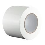 GTSE Wide White Duct Tape, 100mm x 50m, 4” Waterproof Strong Adhesive Gaffer Tape for Patching, Sealing, Securing Cables and Labelling, Heavy Duty Tape, One Roll