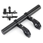 Bike Handlebar Extension Aluminum Alloy Bicycle Handlebar Extender Double Bike Handlebar Bracket For Bike Mounts Extender Bars Headlights Light Lamp (30cm)