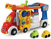 VTech Toot-Toot Drivers Big Vehicle Carrier - Interactive 2-in-1 car Carrier with 2 Mini Vehicle - 521103 - Multicoloured