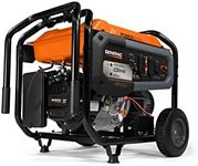 Generac 7713 GP6500E 6,500-Watt Gas-Powered Portable Generator - Electric Start - COSense & Powerrush Advanced Technology - Reliable Power for Emergencies and Recreation - 49 State Compliant