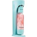 Drinkmate OmniFizz Sparkling Water and Soda Maker, Carbonates Any Drink, CO2 Cylinder Not Included, Arctic Blue