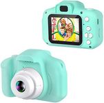 Dartwood Kids Camera for Boys & Girls, 1080p Digital Video Recorder for Kids, Christmas Birthday Toy Gifts for Age 3 4 5 6 7 8 9 10 with 32GB Micro SD Card (Blue)