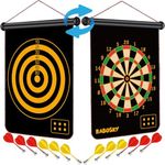 Rabosky Magnetic Dart Board for Kids, Best Kids Toy Boys Indoor Outdoor Games, Safe Dart Game Set with 12pcs Dart Flights, Magnetic Dart Board with 12 Darts