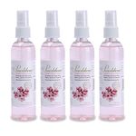 Pearldew Hand Sanitizer Spray (120 ml) With Aloe Vera, Lemon, Neem, Vitamin E & Glycerine | Paraben Free | Formaldehyde Free | Gentle on skin (Japanese Cherry Blossom, Pack of 4 (120ml X 4))