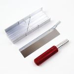 Aluminium Mitre Box set including Saw and Handle