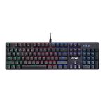 Acer Nitro Gen 2 Wired Gaming Keyboard - RGB Illuminated Keyboard | 100% Anti-Ghosting (N-Key Rollover) | Mechanical Axis | Ergonomic Arc Keycaps | Embedded Multimedia Keys