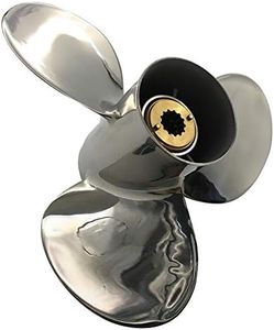 ARKDOZA Boat Propeller 10 1/4x16 Fit for Mercury Outboard 25HP-40HP 3 Blades Stainless Steel Prop SS 13 Tooth Propel RH 10.25x16