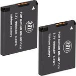 BM 2 Pack of NB-11LH Batteries for Canon PowerShot Elph 110 Elph 130 Elph 135 Elph 140 Elph 150 Elph 160 Elph 170 Elph 180 Elph 190 Elph 320 Elph 340 Elph 350 Elph 360, A4000 SX400 SX410 SX420 Cameras