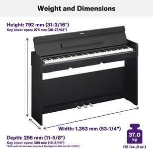 Yamaha ARIUS YDP-S35 Digital Piano – Black