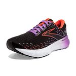 Brooks Women's Glycerin 20 Running Shoe, Black Bellflower Fiesta, 6 UK