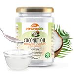 Organic Virgin Coconut Oil 500 ml. Raw Cold Pressed. Bio and Natural. Native Unrefined Organic. Country of origin Sri Lanka. NaturaleBio